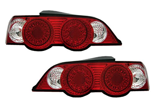 3日限り] テールランプ LED レッド＆クリスタル インテグラ DC5 2001