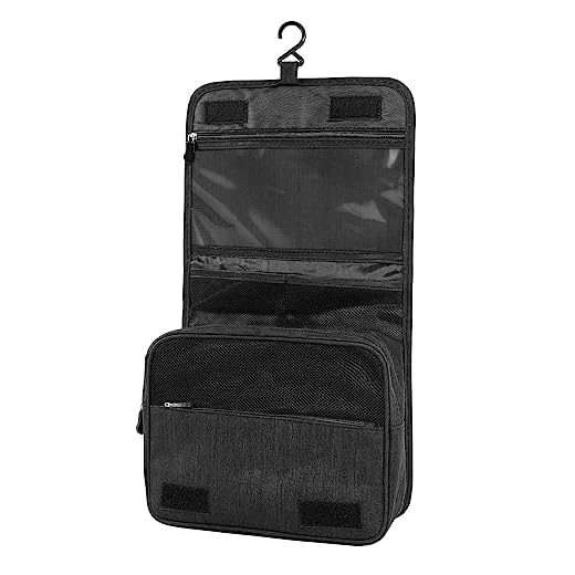 AiQInu Trousse de Toilette, Pliable Grande Trousse de Toilette Voyage pour Hommes et Femmes,Multifonction Imperméable Sac Cosmétique Organisateur de Voyage avec Crochets