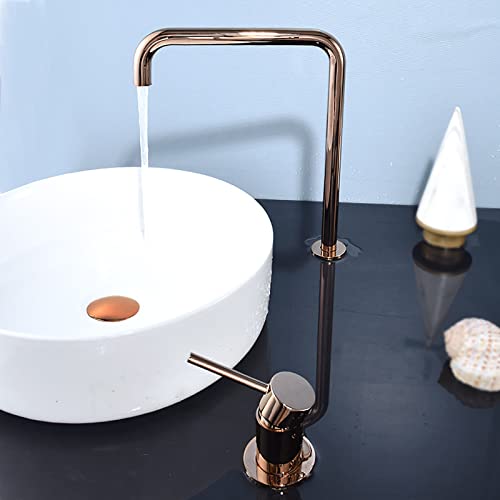 Mitigeur de lavabo robinet de salle de bain sortie d'eau rotative 360 - 7