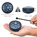 Buddha Stones Mini Steel Tongue Drum 3 Inch 6 Notes Steel Drum Instrument, Ethereal Drum for Kids Adults, Handpan Drum for Meditation Sound Healing