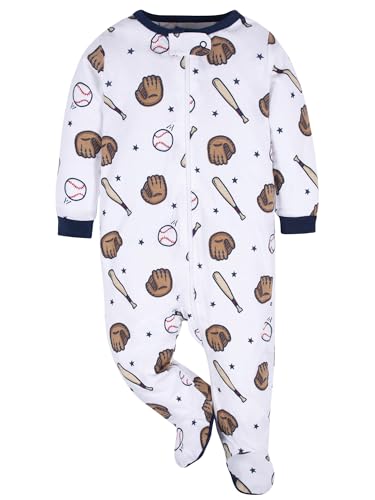 Image of Gerber Baby Boys 4 Pack Sleep 'N Play Footie