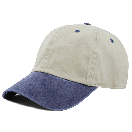 Image of The Hat Depot 100% Cotton Pigment Dyed Low Profile Dad Hat Six Panel Cap