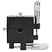 ANKROYU SEMY80-AS 80 * 80 * 40 mm XY Linear Stages, Aluminium Alloy XY Cross Roller Linear Stages, XY Manual Linear Stages for Industrial Applications