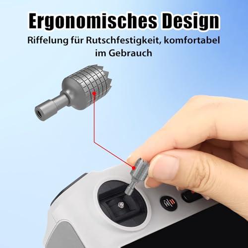 Joystick do DJI RC/RC 2 – 3 pary joysticków ze stopu aluminium obrabianego CNC – zamiennik do pilotów Mini 3/Mini 3 Pro/Mini 4 Pro/Air 3/Air 2S/Mavic 3 serii 3