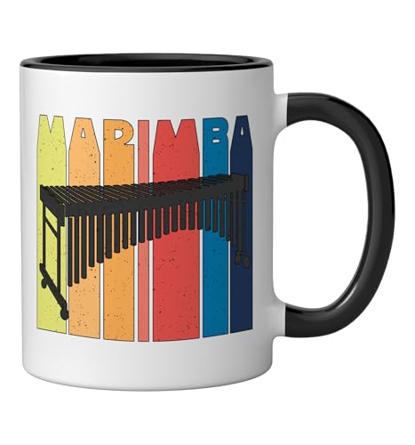 Mug Cerámico Marimba Retro Pro Percussionists 11 Oz miniatura 2