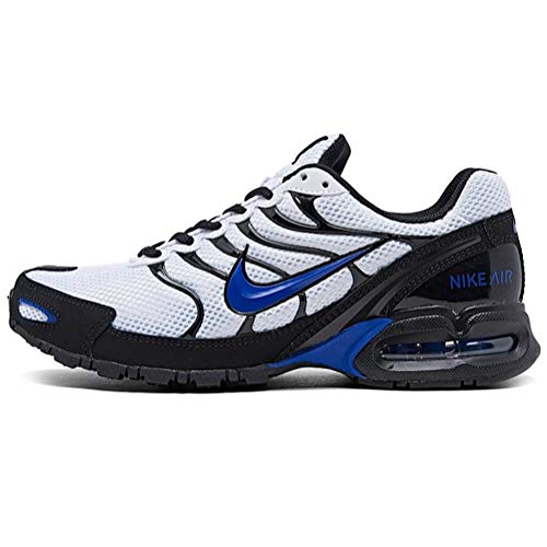 Nike Men's Air Max Torch 4 Sneaker, White/Hyper Blue/Black, 15