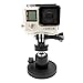 Rubber Coated Magnetic Magnet Car and Motorcycle Suction Cup Mount w/Swivel Ball Head + Tripod Mount for GoPro Hero 8 7 6 5 4 3+ Action Cameras and Small Digital Cameras