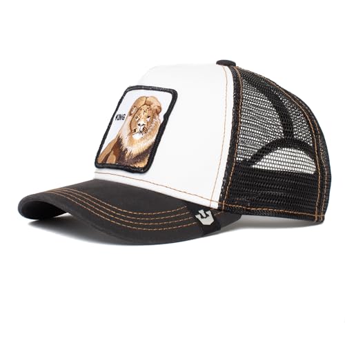 Goorin Brothers Truckerkappe mit Schnappverschluss, Motiv: Tierfarm, Schwarz (King), Einheitsgröße, Einheitsgröße