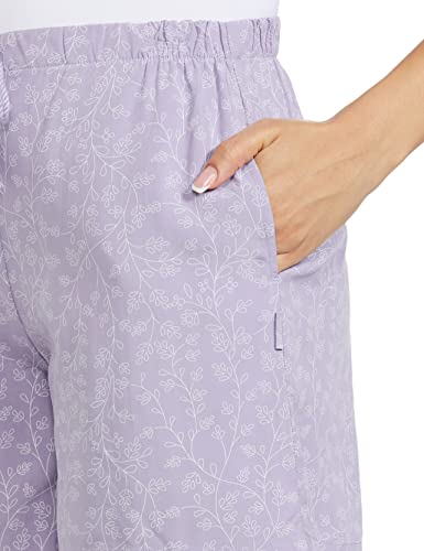 Image of Van Heusen Women's Cotton Lounge Shorts | Lightweight | Breathable Cotton | Relaxed fit | Printed | Comfortable Everyday Wear | Style 55501|Available in Pack of 1 & 2