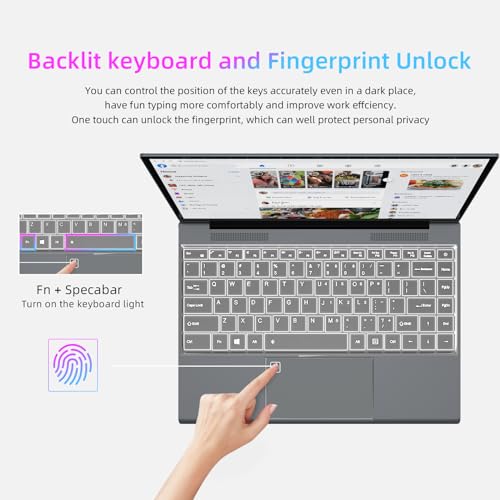 Image of Morostron Laptop, 13.5 inch 3K (3000 x 2000) IPS Display 10th Generation i5-1035G1 Up to 3.6GHz, 16GB+512GB SSD, Slim Notebook PC, Full Metal, Backlit Keyboard, Full Function Type C, Finger Print