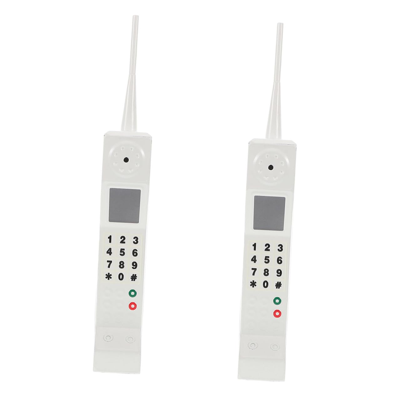 Modèle téléphone portable rétro brique décoration maison vintage x2 - 8