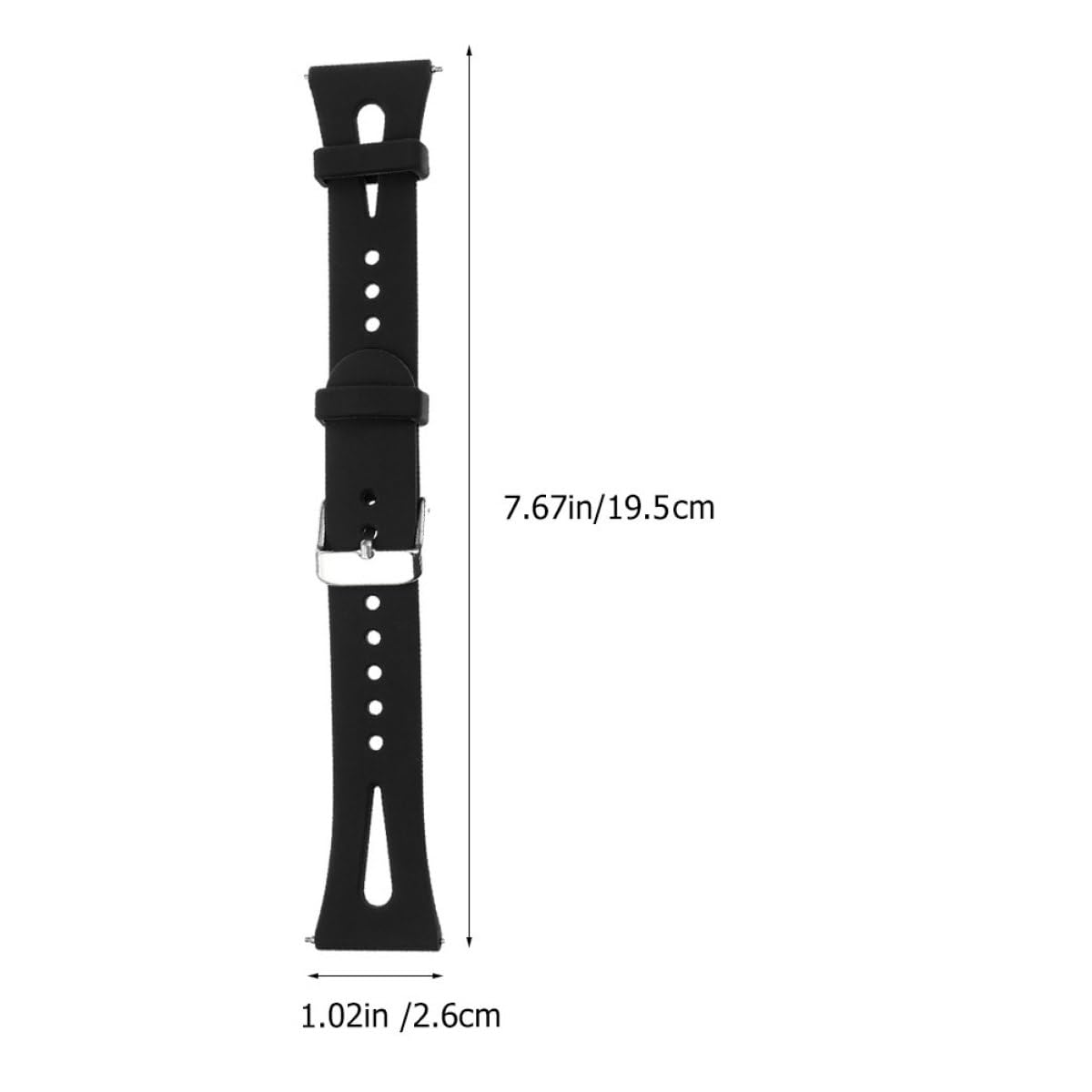 jojofuny Decora L'Orologio Con Cinturino In Silicone Da 2 Pezzi