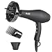 Professional Ionic Hair Dryer,BERTA Fast Drying Blow Dryer,AC Motor Low Noise Hair Blow Dryer with Concentrator & Comb & Diffuser