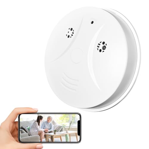 Lian.Ripple.Lian Smoke Detector Hidden Camera Spy Camera Nanny Cam for Home, Office and Business Security with Wi-Fi HD 1080P Connectivity
