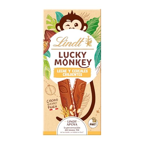 Lindt Barrita Lucky Monkey Crispy 100 g Lindt Barrita Lucky Monkey Crispy 100 g