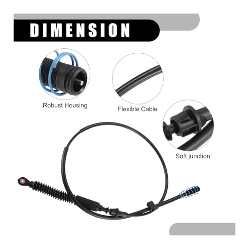 Cable conexión selector marchas con funda protectora reforzada OEM 20787608 4