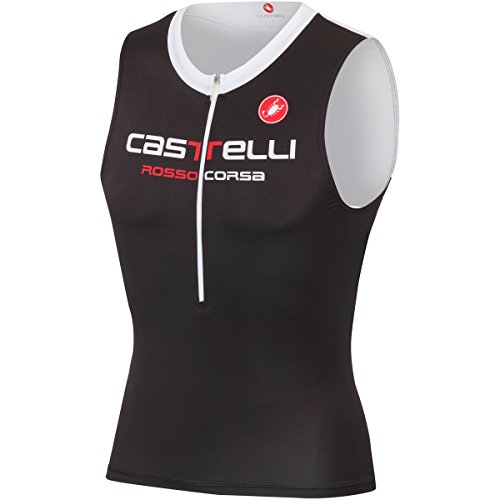 Castelli Body Paint 2 Tri Top - Mens Black/White, Medium