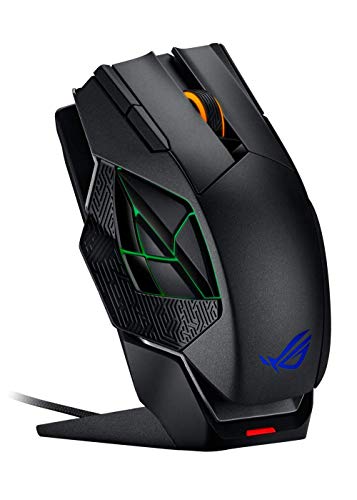 ROG Spatha Rechargeable Wireless MMO Gaming Mouse with 12 Programmable Buttons, 8200DPI And Aura RGB - Black - Mouse gaming - Immagine 3