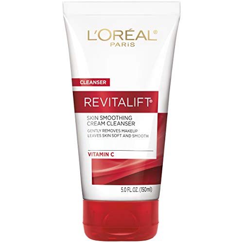 L'Oreal Paris Skin Care Revitalift Face Wash, Skin Smoothing Cream Facial Cleanser with Vitamin C, 5.0 Fl. Oz.