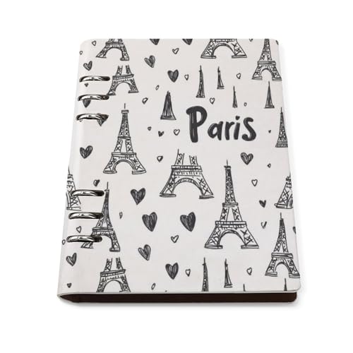 Carnet ligné de notes A5 rechargeable pour écrire les affaires