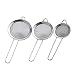 Produktbild Ylinwtech Schaumlöffel 3 Stück Edelstahl Sieb Set,Küchensieb Set,Super Feinmaschig Ölabschäumer für Ölkrümel Filter Hot Pot Skims Fat Scums, Küche Werkzeug Zubehör