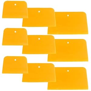 Set of 9 Body Filler Spreaders Automotive Body Fillers, SourceTon 4, 5, 6 Inch Reusable Plastic Spreader for Applying…