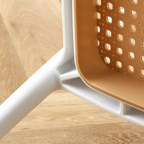 Image of INNOWIN Mirra Chair for Cafeteria | Accent Chair for Living Room Home, Bedroom, Cafe and Hotels | Without Arm | 3- Year Warranty | Plastic | White| Pack of 4