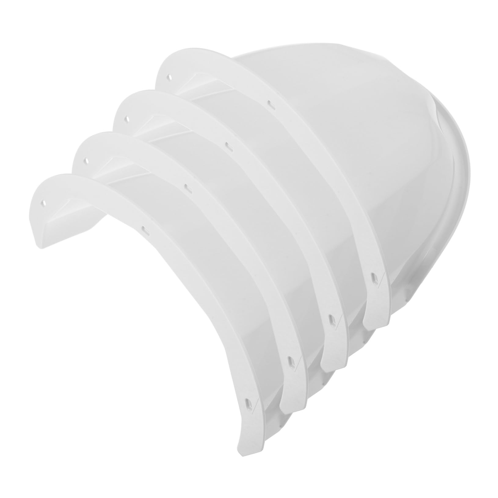 Housses de Protection et Extérieur Protection pour Lot de 4 Caméra Extérieure, Abri Anti-Pluie en Abs pour Maison