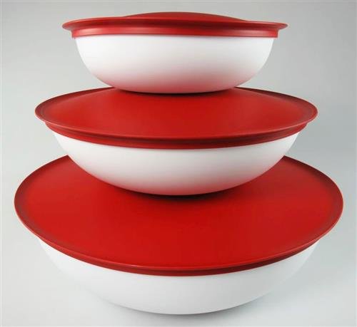 TUPPERWARE G04 Antipastiera Allegra oro- rosso