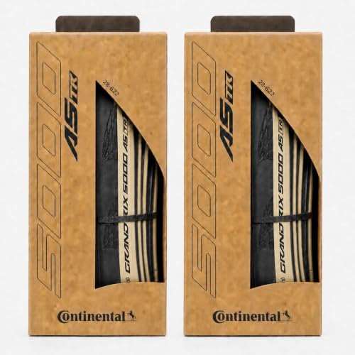 Image of Continental Grand Prix 5000 All Season TR - Tubeless Road Bike Tire | Conquer Every Season - BlackChili, Vectran Breaker, LazerGrip, Active Comfort Technology, 2 Pack