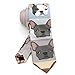 MZERSE Fashion Neckties Mens Shirt Uniform Skinny Tie for Business Holiday Necktie French Bulldog Dog