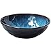 ZYDSN Giapponesi creativi Bello Blu Ceramica scatti Piatto di Frutta -elettrodomestici Cucina apparecchio Scodella Cottura Piatto Ciotola di Frutta Piatto di Insalata di miscelazione,S