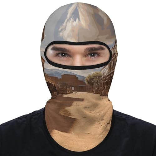 Balaclava para hombre, máscara para esquí y ciclismo, protector facial multifuncional para invierno miniatura 7