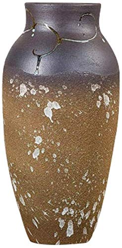 Vase en céramique salon moderne fleur séchée objet déco table MU