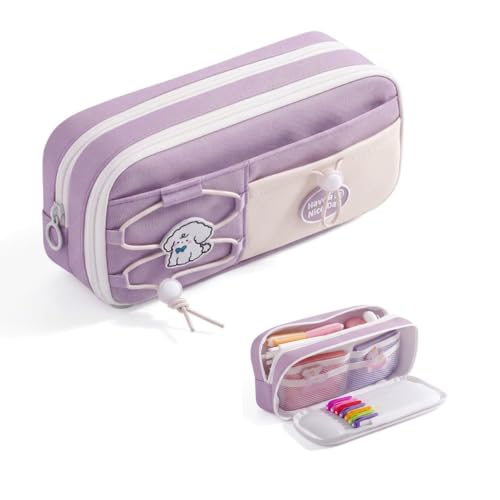 ARYIMYDP Pencil Case, Estuches Escolares, Regalo para Estudiantes y Chicas, Estuche con Compartimento Grande, Estuche Escolar Niña, Estuches para Material de Papelería con Gran Capacidad