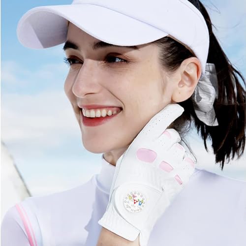 VEASAERS 3-Pack Leather Golf Glove