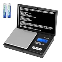 Oderra Feinwaage 700g x 0,01g, Tragbar Schmuckwaage mit LCD-Display, Enthält 2 Batterien, Geeignet für Schmuck, Gold, Kaffee, Kräuter und Lebensmittel