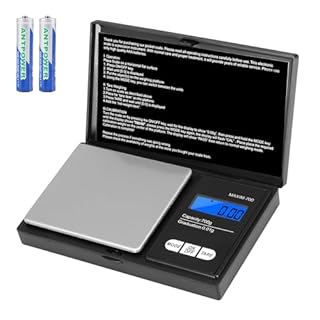 Oderra Bilancia di Precisione 700g/0,01g con Display LCD Retroilluminato, 2 Batterie Incluse, Bilancia Portatile per Gioielli, Oro, Caffè, e Prodotti Commestibili