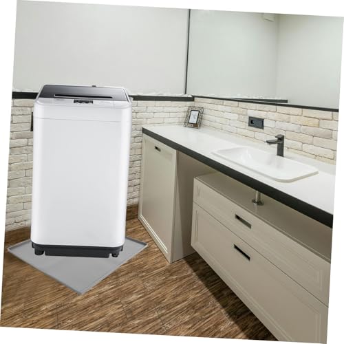 Almohadilla protectora de silicona COLLBATH para lavadora y secadora, protector gris multiuso 7