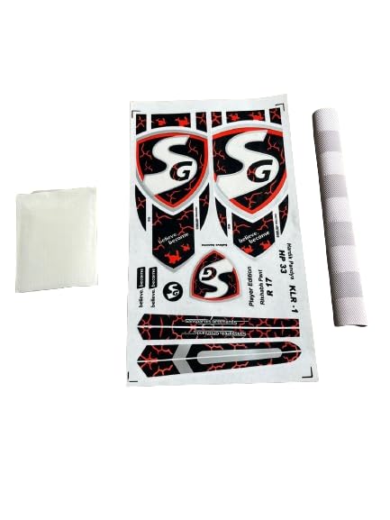 cricket bat sticker hitman black & red edition with grip & water proof bat protection tape (B0CNRT7LXZ) Amazon Price History, Amazon Price Tracker