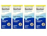 Bausch and Lomb Boston Original Cleaner for Hard Rigid Gas Permeable Contact Lenses, Travel Size 1 oz - Pack of 4