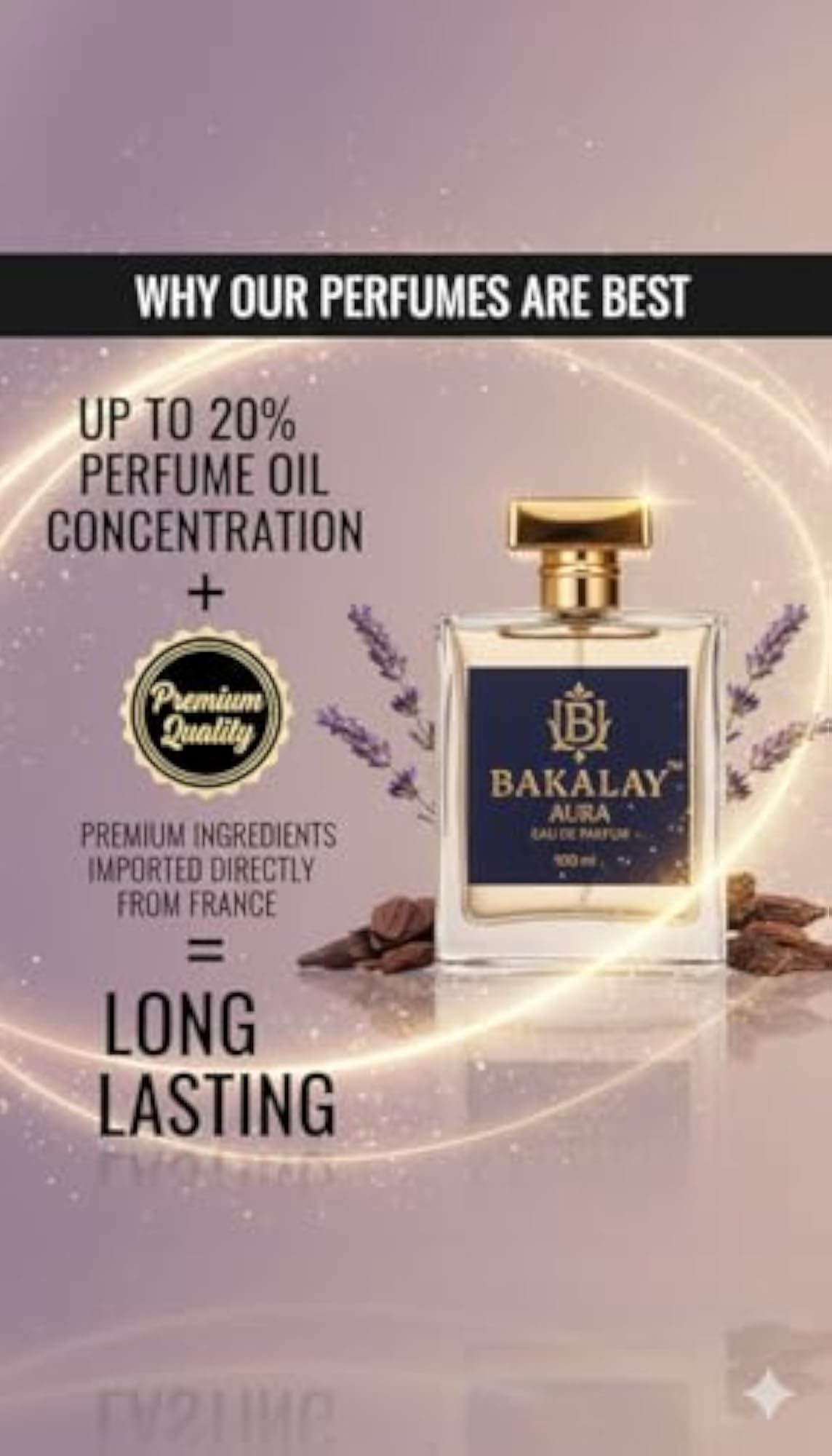 Aura Perfume Unisex 100ml, Premium Fragrance