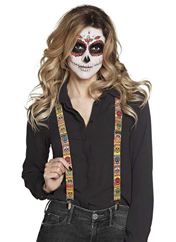 Boland 97066 - Bretelle con Teschi Colorati