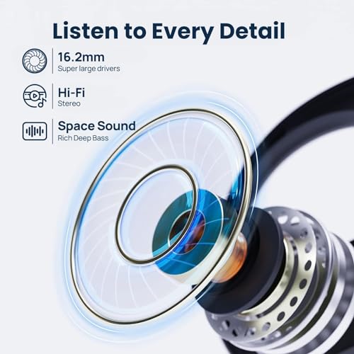 Image of MOOR Beige OpenWave Open Ear Headphones Bluetooth 5.3 Wireless Earbuds, 40H Playtime ENC Noise Cancelling Earbuds with 16.2mm Dynamic Drivers for Premium Stereo Sound IPX4 Waterproof Earbuds