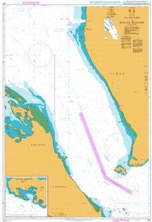UKHO BA Chart 452: Red Sea, Al Mukha' to BAB el Mandeb. Mayyun Harbour