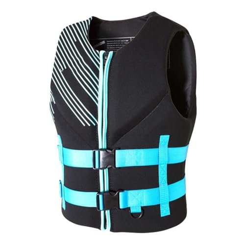 Safety Vest for Adults, High Buoyancy Floating Gear with Adjustable Straps, Neoprene Water Sports Vest for Kayaking