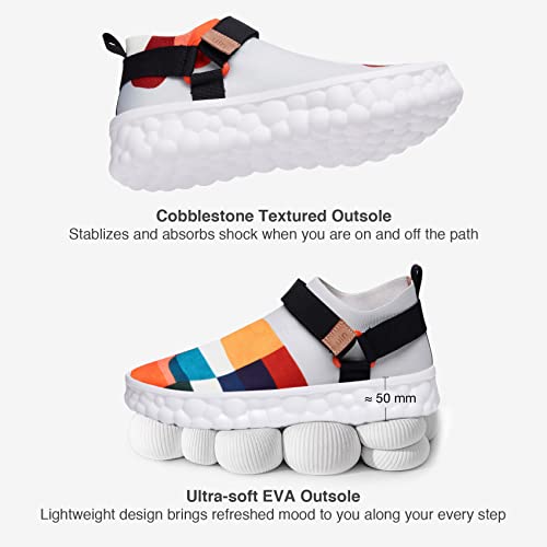 Image of UIN Shoes for Women Slip On Sneakers Comfortable Lightweight Barefoot Travel Art Painted Casual Loafers