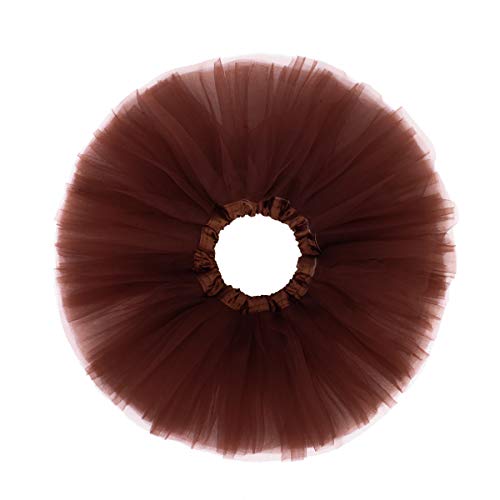 Jane Shine Infant Tutus, Tutu Skirt For Baby Girls, Toddler Tulle Dress Skirt 5 Layers Soft For Babies First Birthday Coffee #TOP1