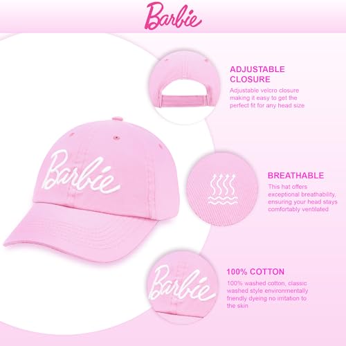 Barbie Soft Cotton Women's Cap with Curved Brim hat2