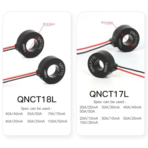 Transformador de corriente CT QNCT17L con transductor de CA de 2000/1 3